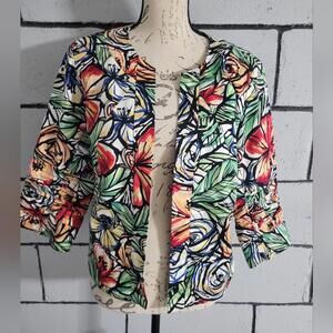 BUNDLE SALE!  COLDWATER CREEK Floral  Jacket Sz 12P